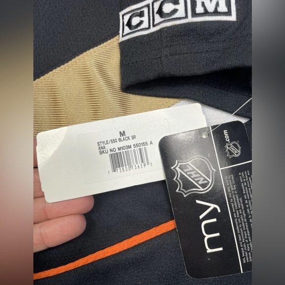 Vintage 2006 Anaheim Ducks Reebok Hockey Jersey Men’s Sz M NWT - Picture 4 of 11